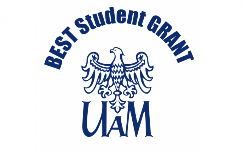 Logo Best Student GRANT i orzełek UAM